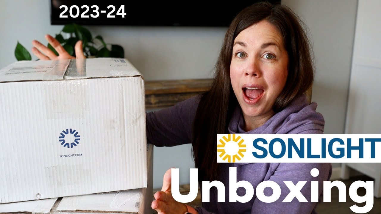 Sonlight Curriculum Unboxing for 2023-2024 Homeschool Year!!