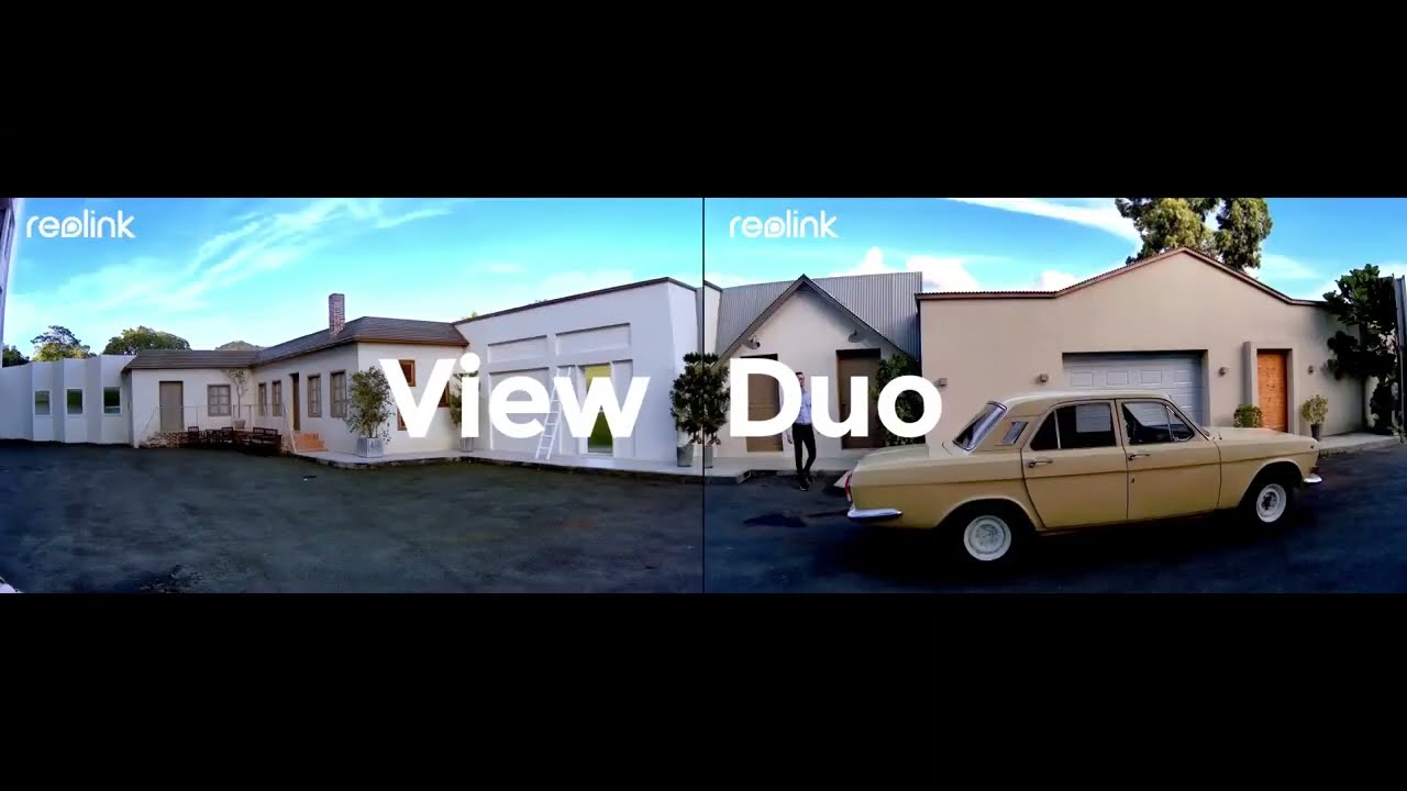 Instacam Reolink Duo Dual Lens Camera with AI Smart Person / Vehicle Detection - PROMO VIDEO 1