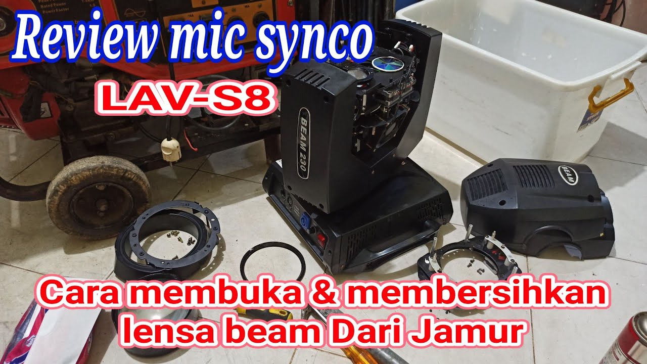Cara membuka dan membersihkan lensa beam 230