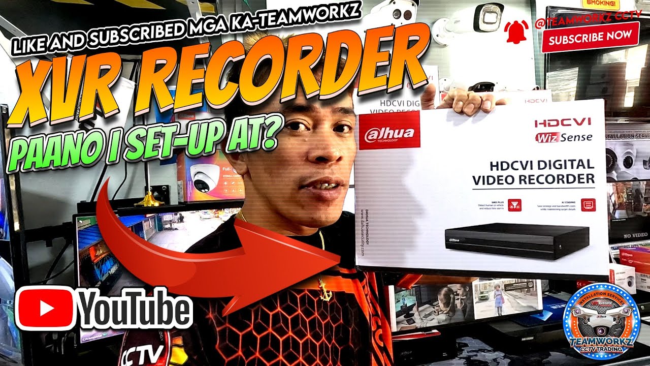 PA-ANO MAG SET-UP  NG CCTV RECORDER ( TIPS AND TUTORIALS ) DAHUA BRAND