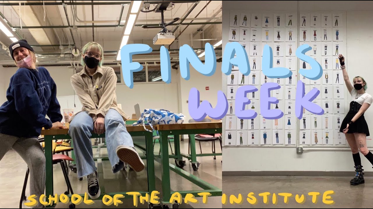 Finals Week at SAIC || Art School Vlog