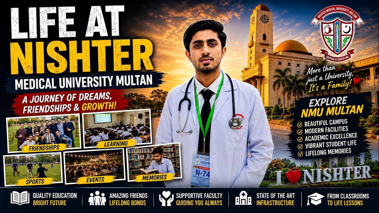 Life At Nishter Medical University Multan | Nishter Medical University Multan Tour | NMU Multan