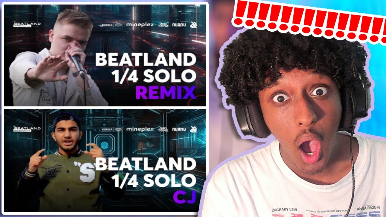 REMIX vs CJ | Beatland Beatbox Battle 2023 1/4 | YOLOW Beatbox Reaction