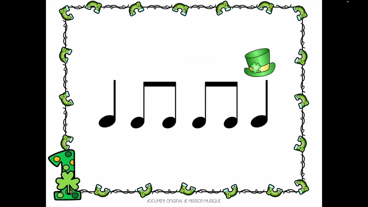 rythme St-Patrick   niveau 1