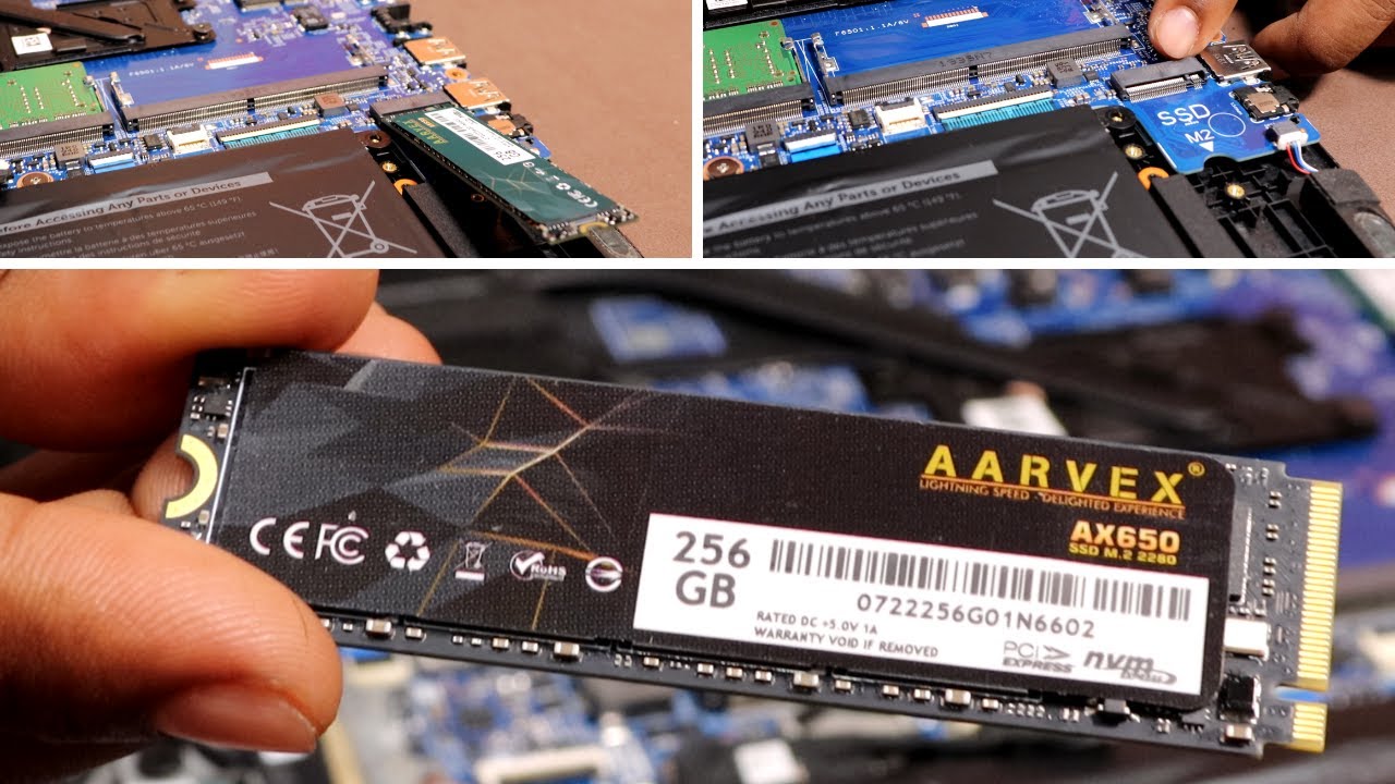 Dell Latitude 3400 Laptop i3 8th Gen | how to install M.2 SSD in Dell 3400 laptop