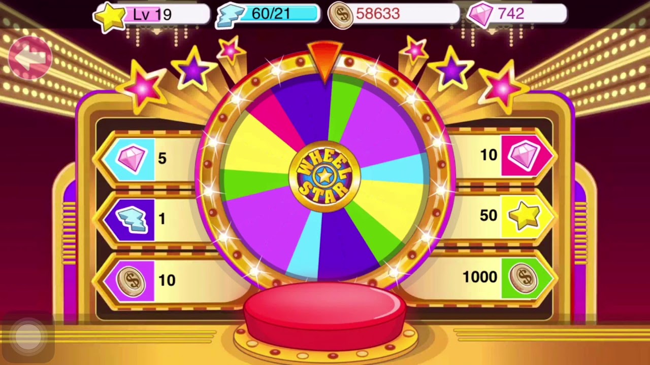 Main wheel of fortune di game Star Girl✨ 25.000 COINS GET 100+ DIAMONDS!!!😍❤️