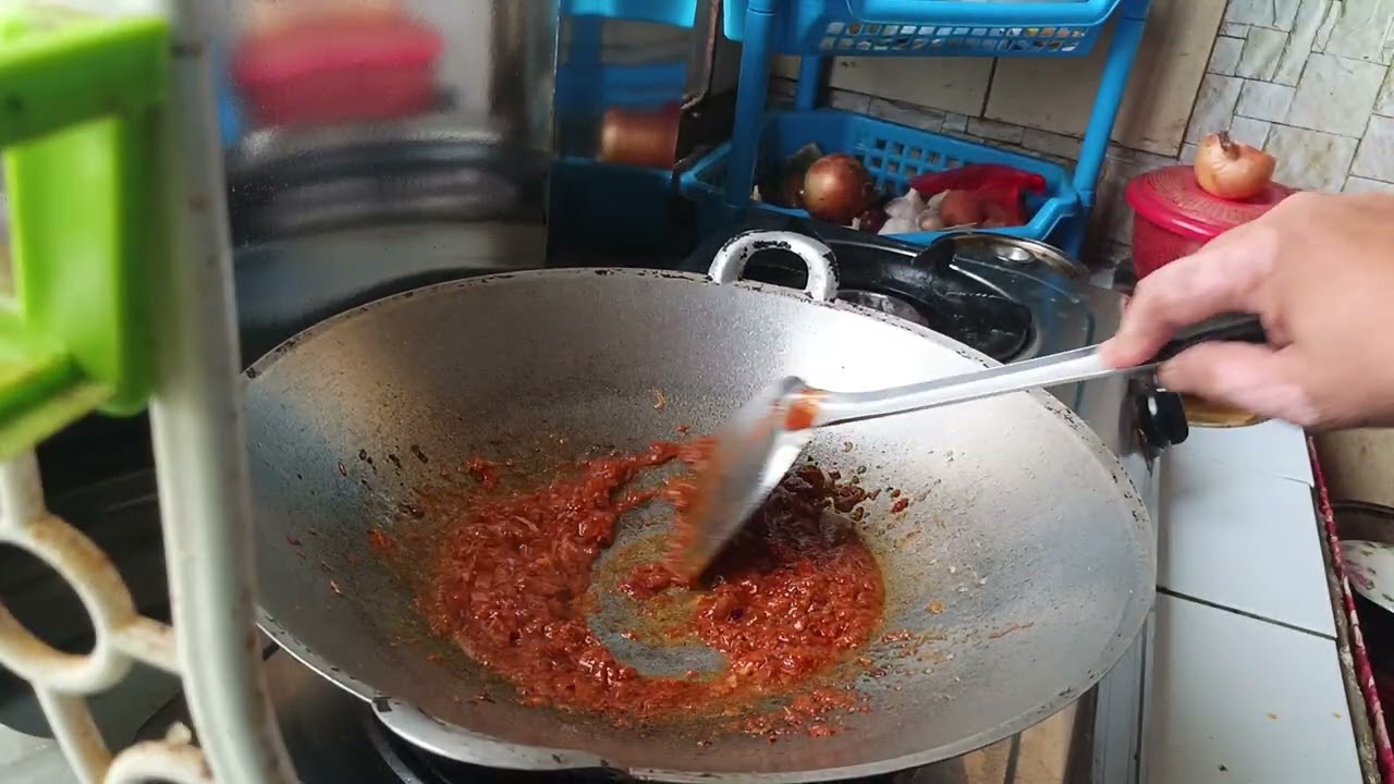 Udang galah masak sambal petai menu ktai kali ini gais