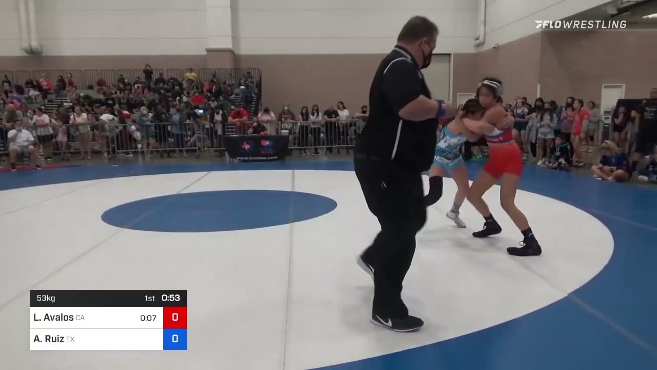 53 Kg Round Of 32 - Lillian Avalos, CA Vs Alyssa Ruiz, TX