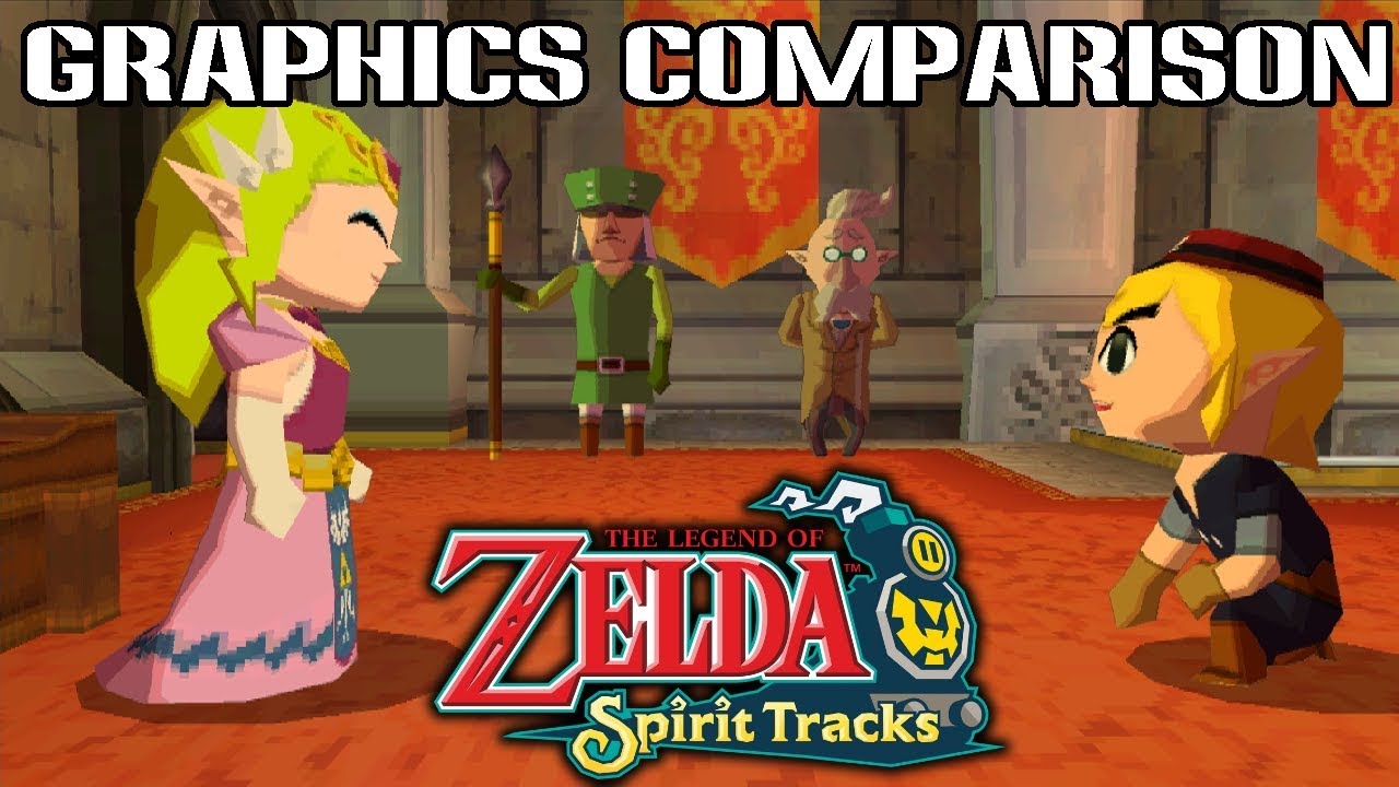 Zelda Spirit Tracks 1080p Gameplay (with graphics comparison)
