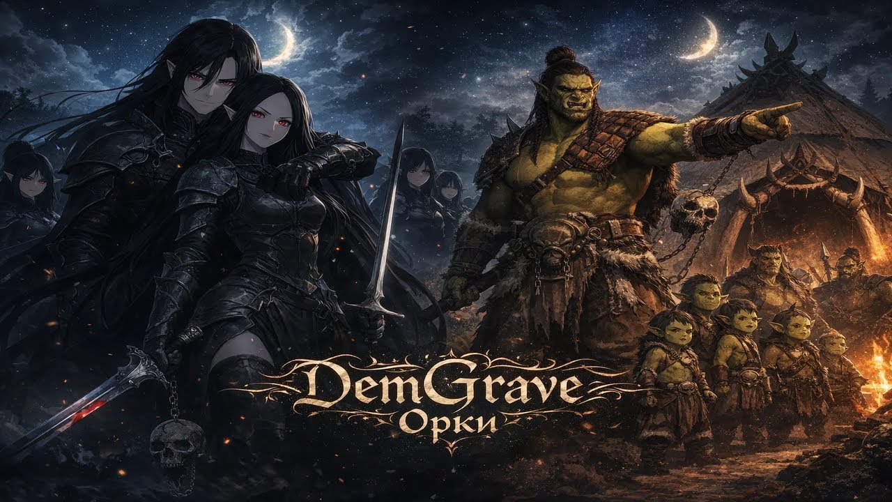 Песнь DemGrave. История 9.  Малагар и Айрис. Орчья кровь!