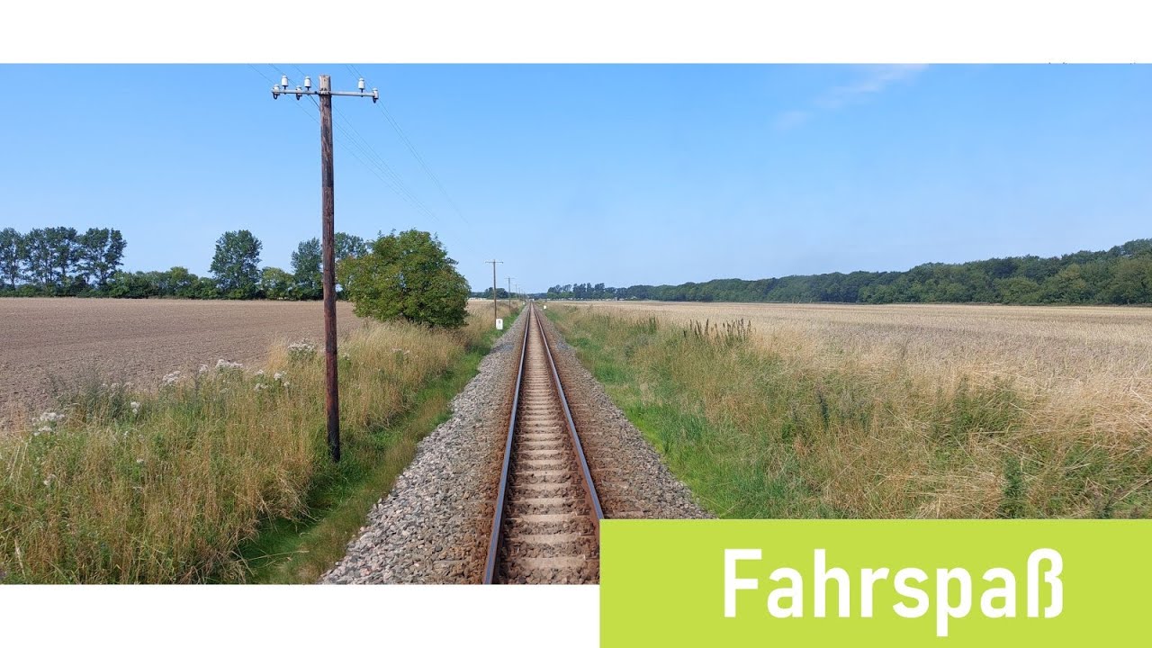 vollst&auml;ndiges Fahrvideo mit dem Molli  -  Entspannung auf schmaler Spur