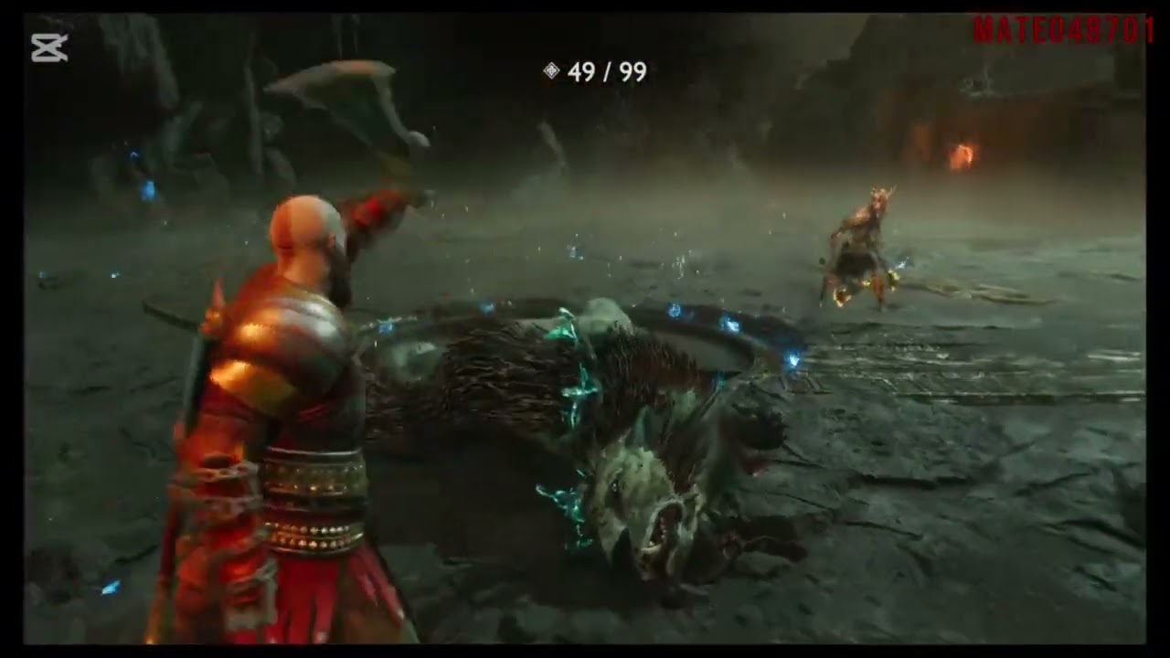 Desafío de derrotar 99 enemigos en God of war RANGNAROK 