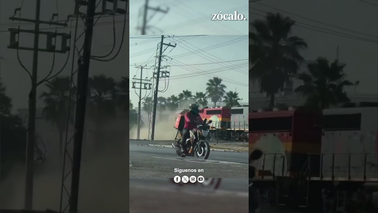 Tren impacta tr&aacute;iler en Apodaca, Nuevo Le&oacute;n causa caos vial y derrame qu&iacute;mico