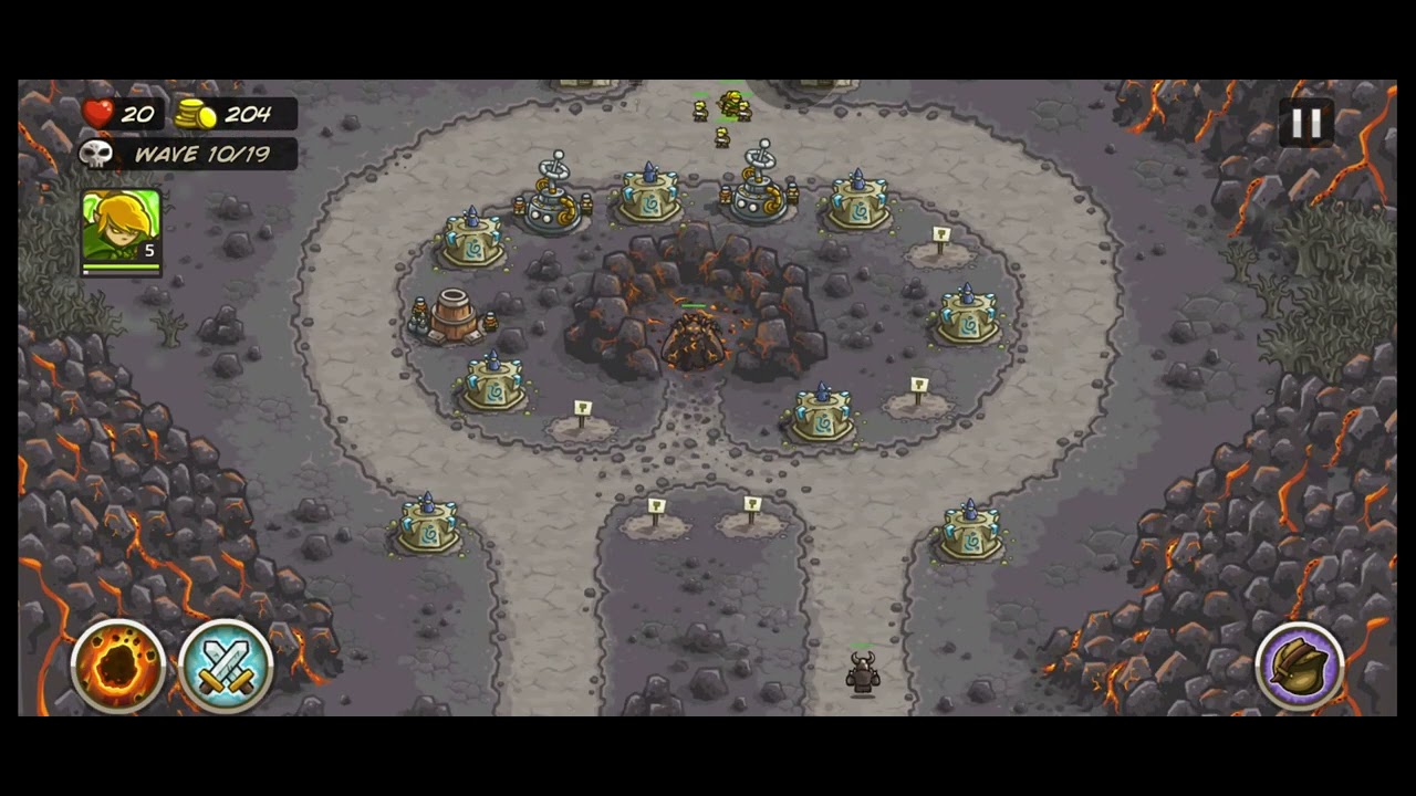 Kingdom Rush : Level 11: Forsaken Valley ( Difficulty: Veteran ) 