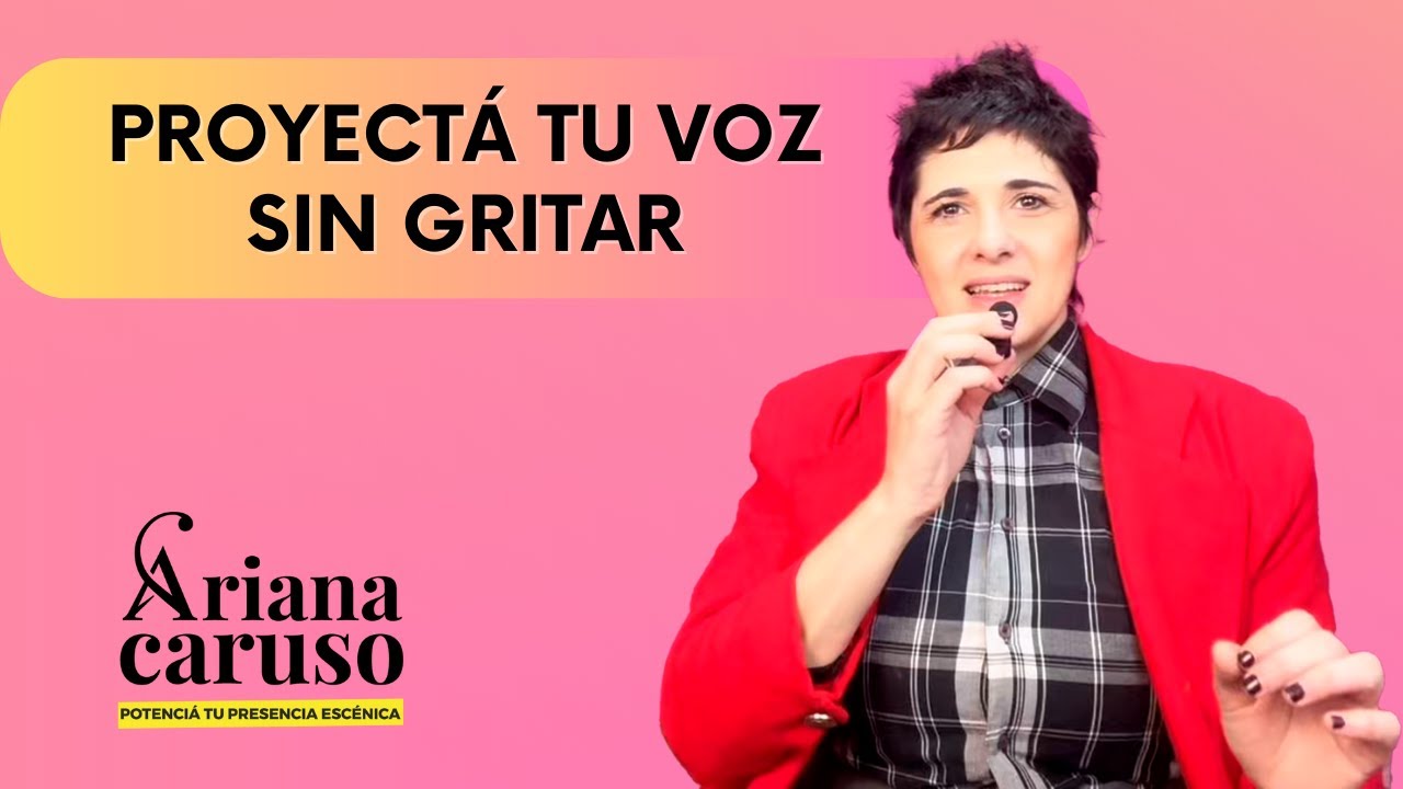 🎤 Guía para proyectar tu voz sin gritar