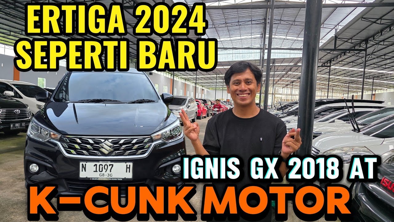 Ertiga GL 2024 nyaris baru, Ignis GX 2018 AT