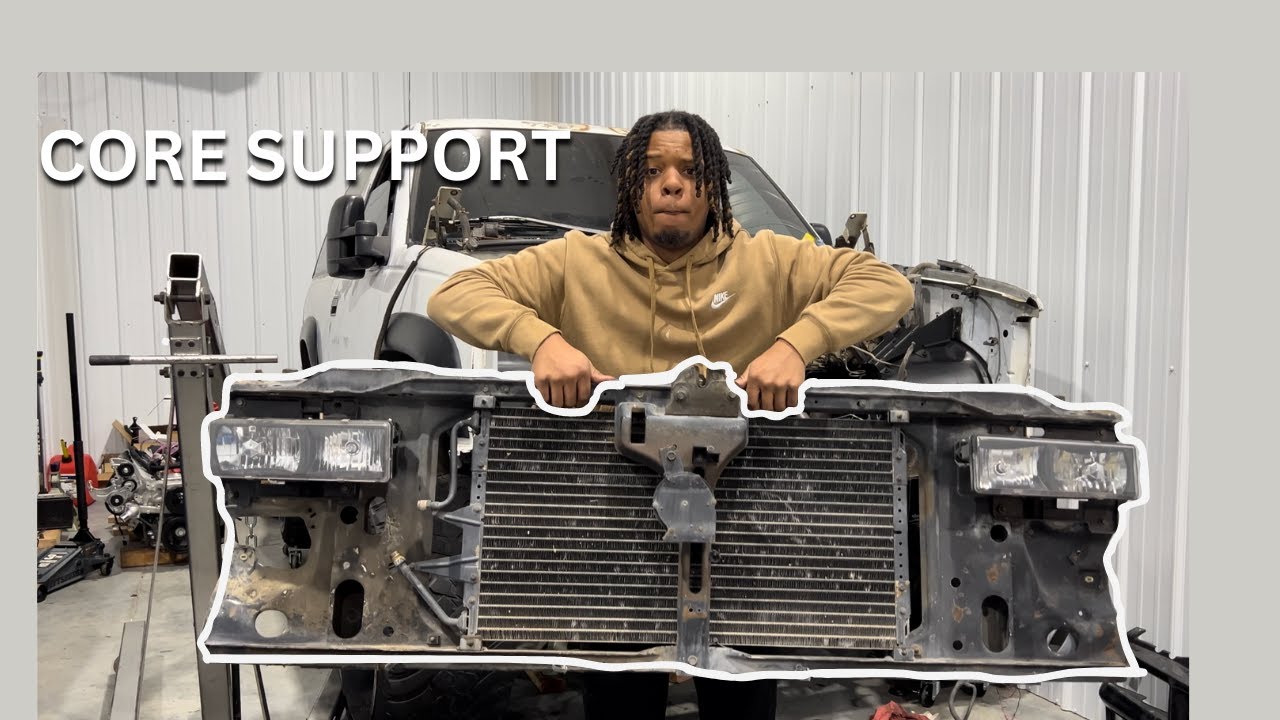 Pulling The Radiator Core Support on a 88-98  Chevy c1500