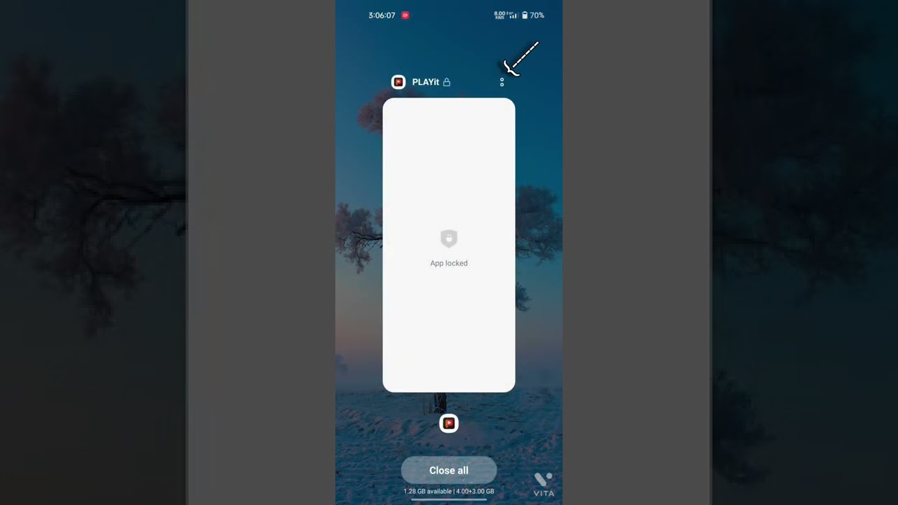 How to unlock locked apps in recent task manager.|REALME UI 3.0|