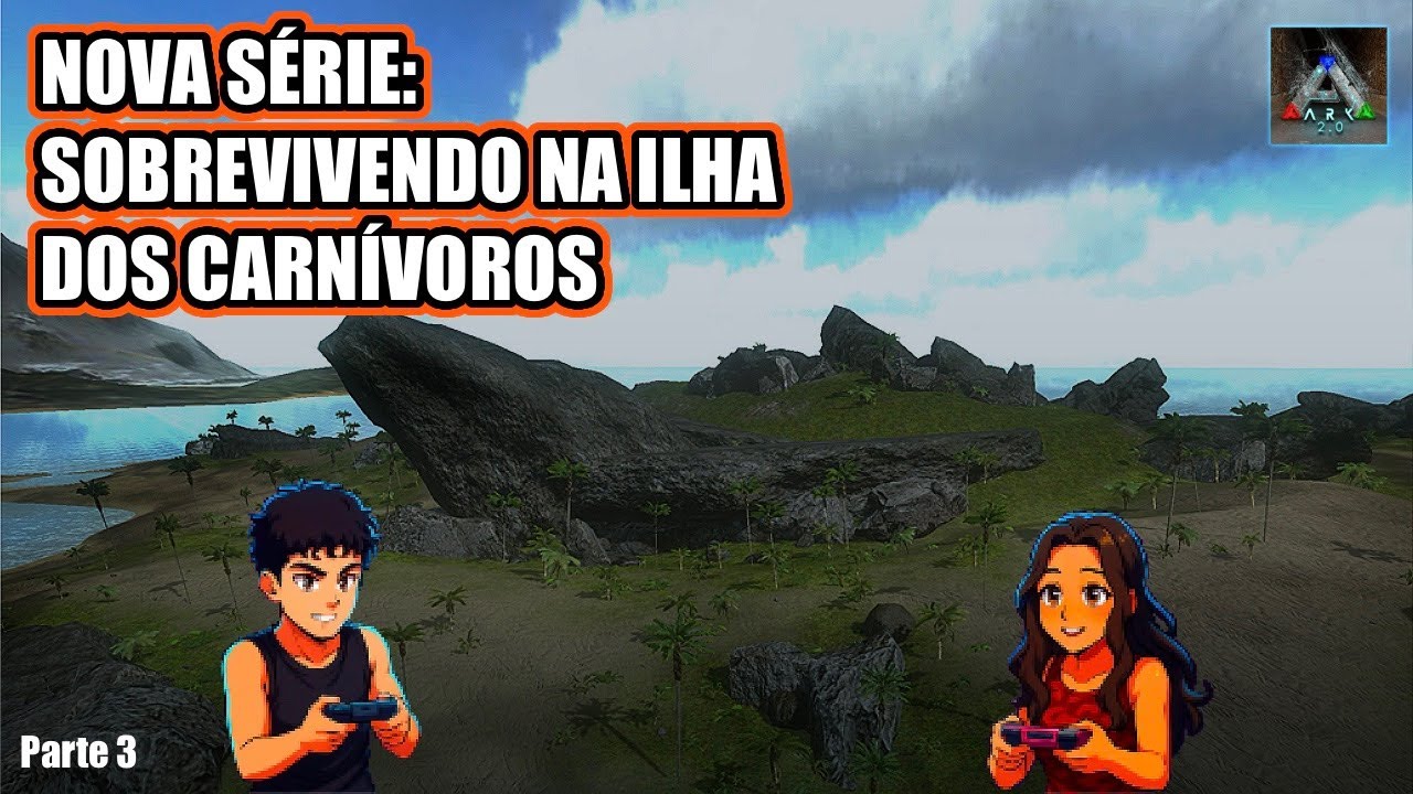 SOBREVIVENDO NA ILHA DOS CARNÍVOROS: ARK 2.0 #3 PART1