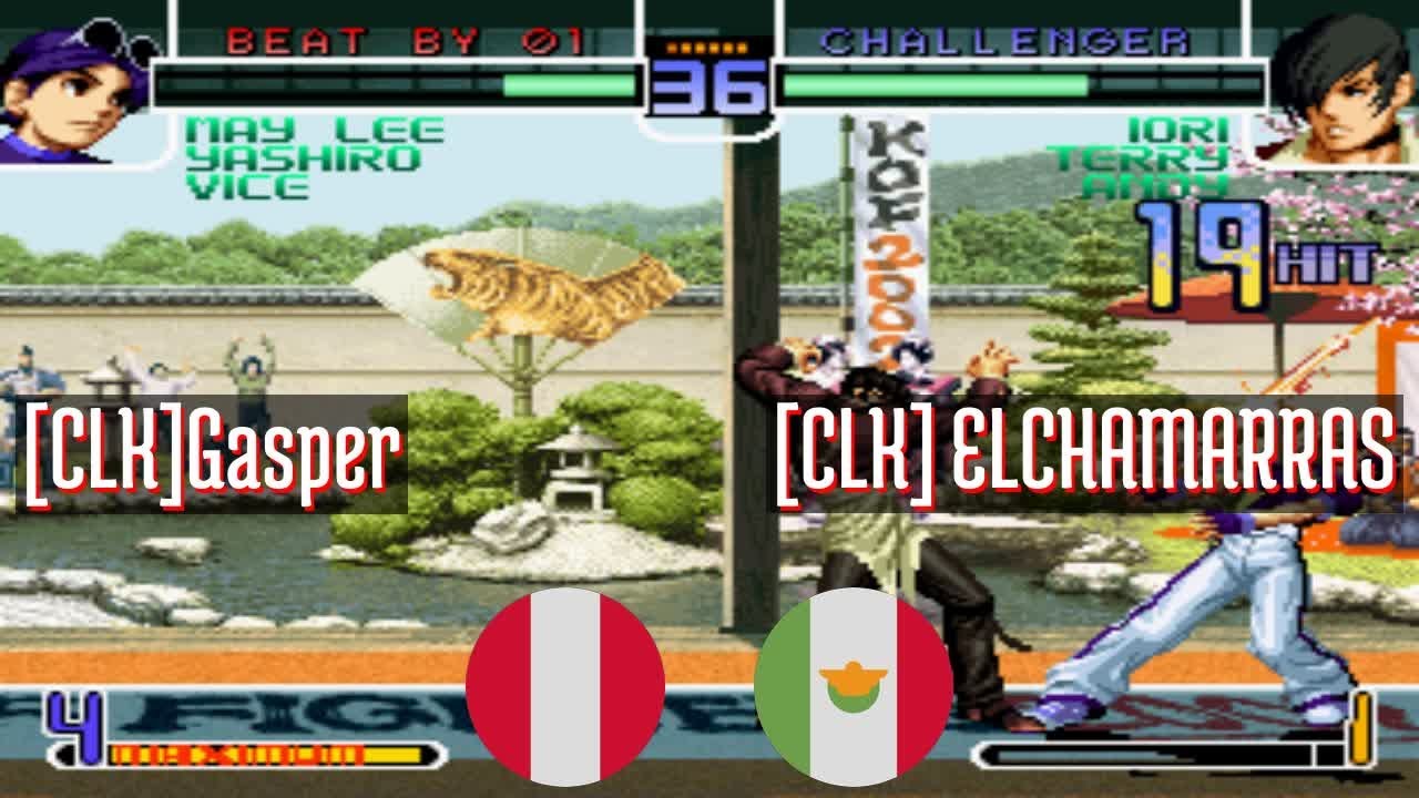 FT10 @kf2k2pls: [CLK]Gasper (PE) vs [CLK] ELCHAMARRAS (MX) [KOF 2002 Plus kf2k2 Fightcade] Jun 5