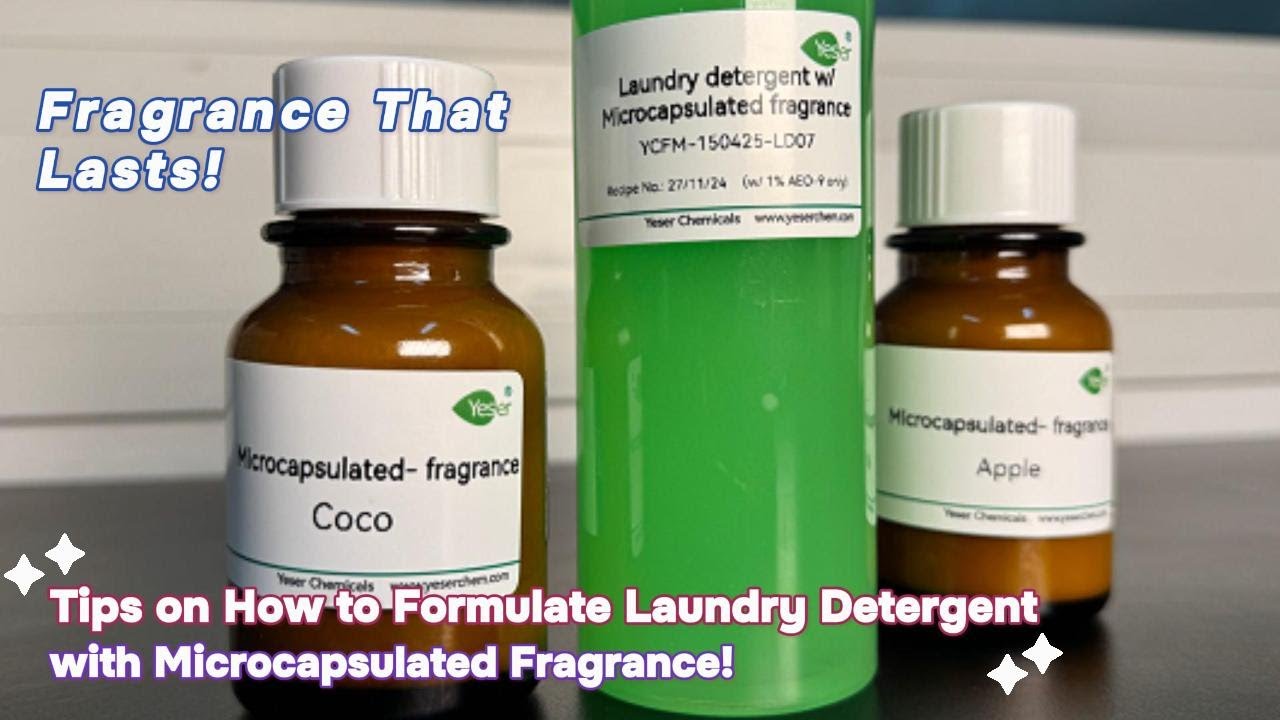 Formulate Laundry Detergent with Microcapsulated Fragrance- Long-Lasting Scent Tips & Tutorial