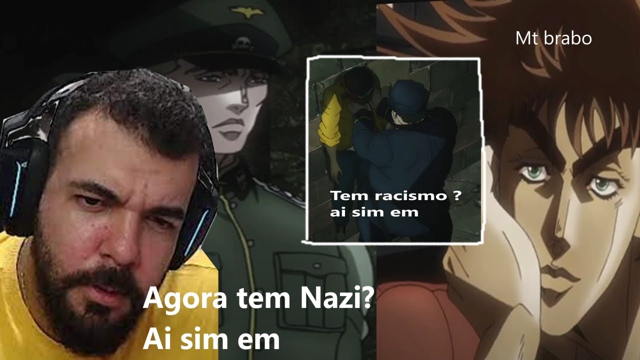 RENAN REAGINDO A JOJO'S BIZARRE ADVENTURE PART 2 - JOSEPH JOESTAR