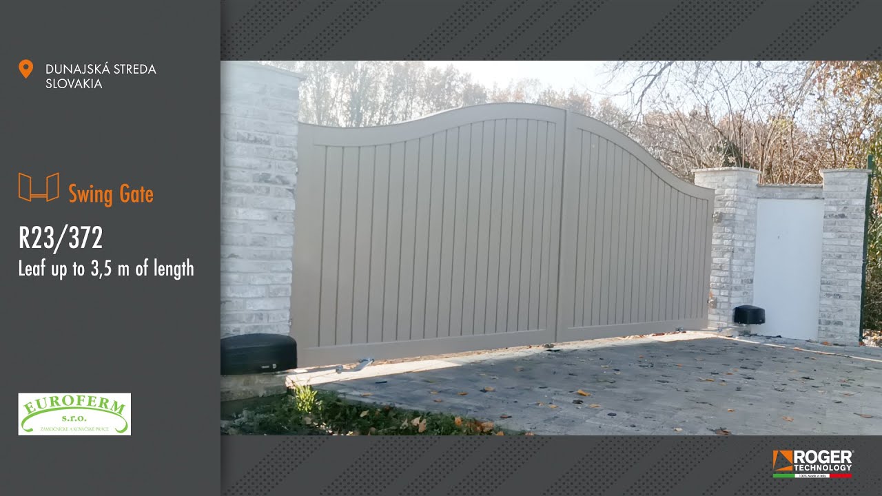🇮🇹 Cancello Battente a Braccio Articolato - 🇬🇧 Articulated Arm Automation on a Swing Gate