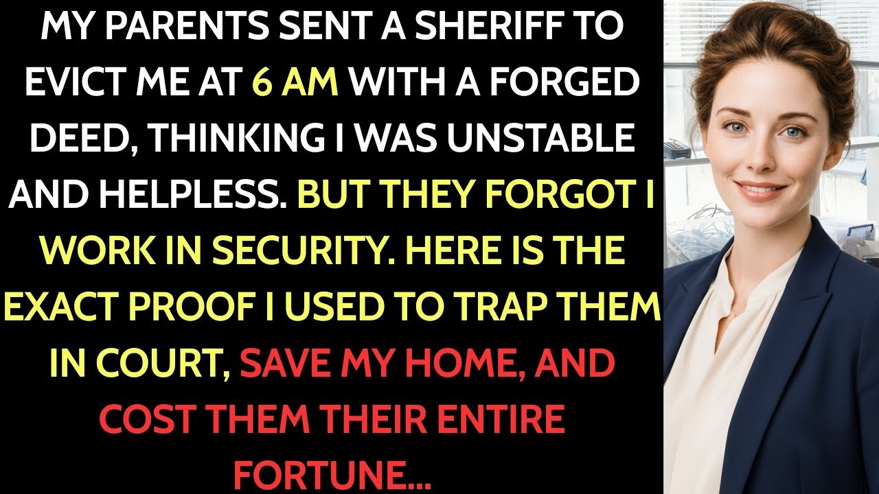A Deputy Sheriff Showed Up at 6 AM with an Eviction Order—My Parents Filed It Behind My Back and…