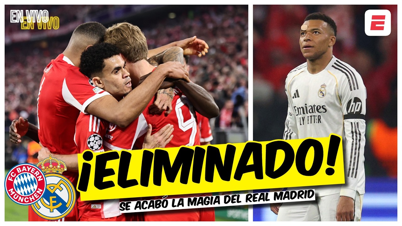 REAL MADRID es ELIMINADO de la CHAMPIONS LEAGUE, GOLAZO de Luis D&Iacute;AZ | Exclusivos