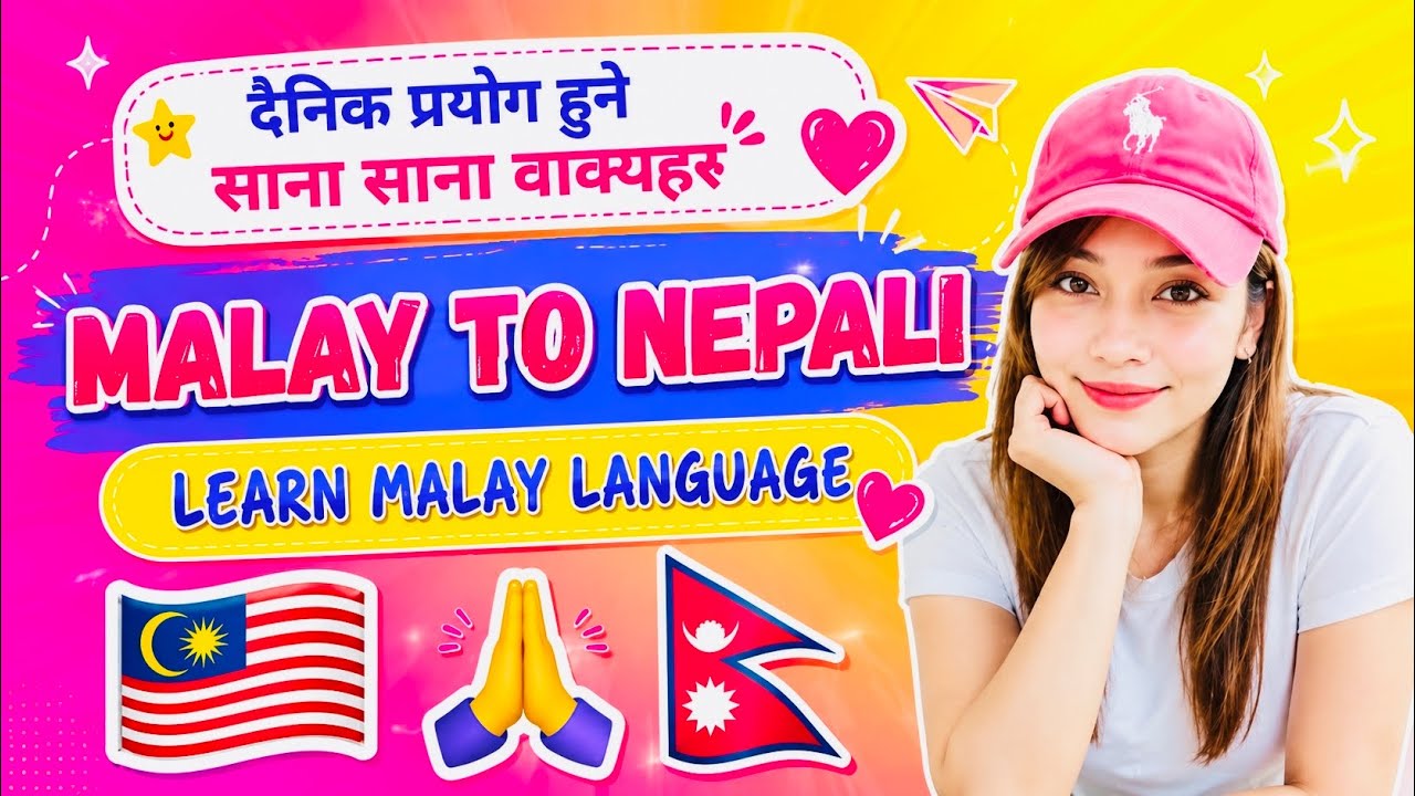 नयाँ आउने साथिहरु ले सिक्न पर्ने शब्द हरु/malay basaha to nepali basaha/महत्त्वपूर्ण शब्दहरू