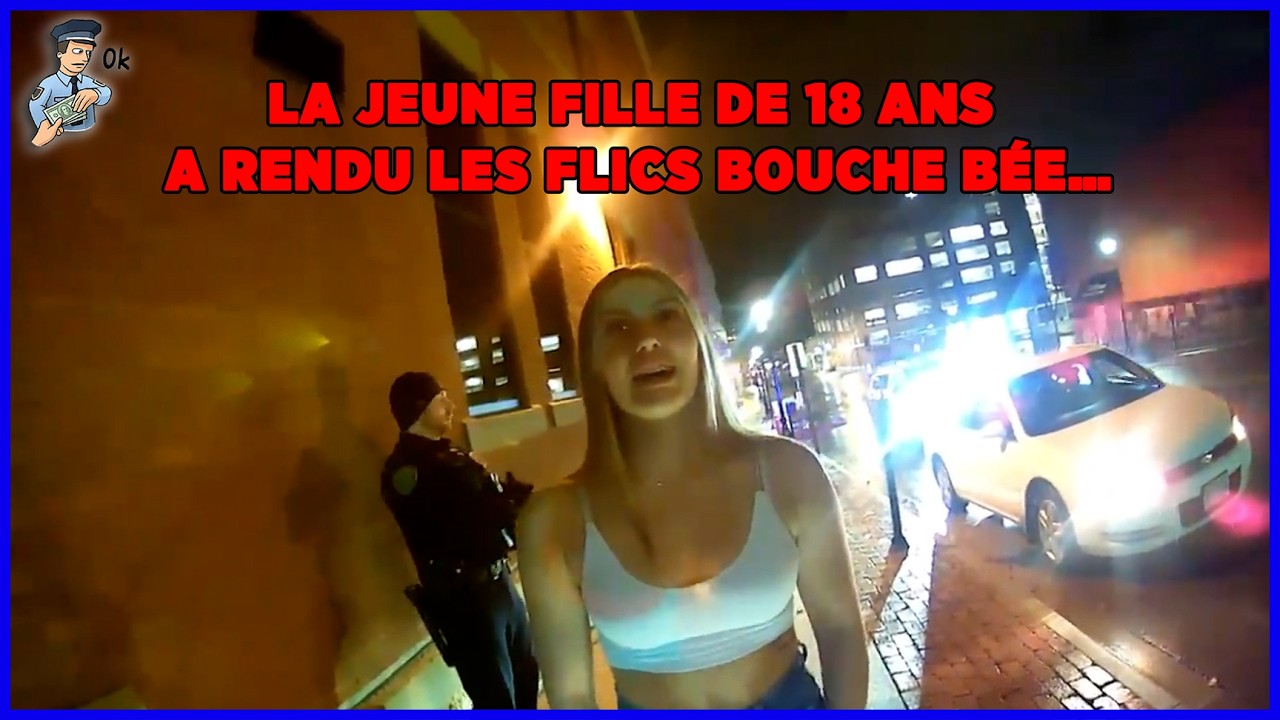 Police am&eacute;ricaine - le moment o&ugrave; la jeune fille de 18 ans menott&eacute;e, est rest&eacute;e d&rsquo;un calme incroyable