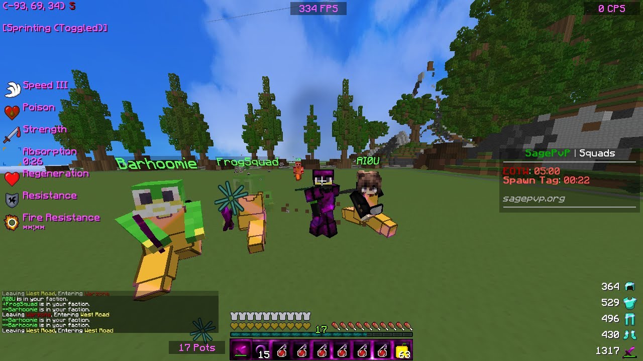 4 Bards and 1 Diamond... IS SOOO OP  | Minecraft HCF