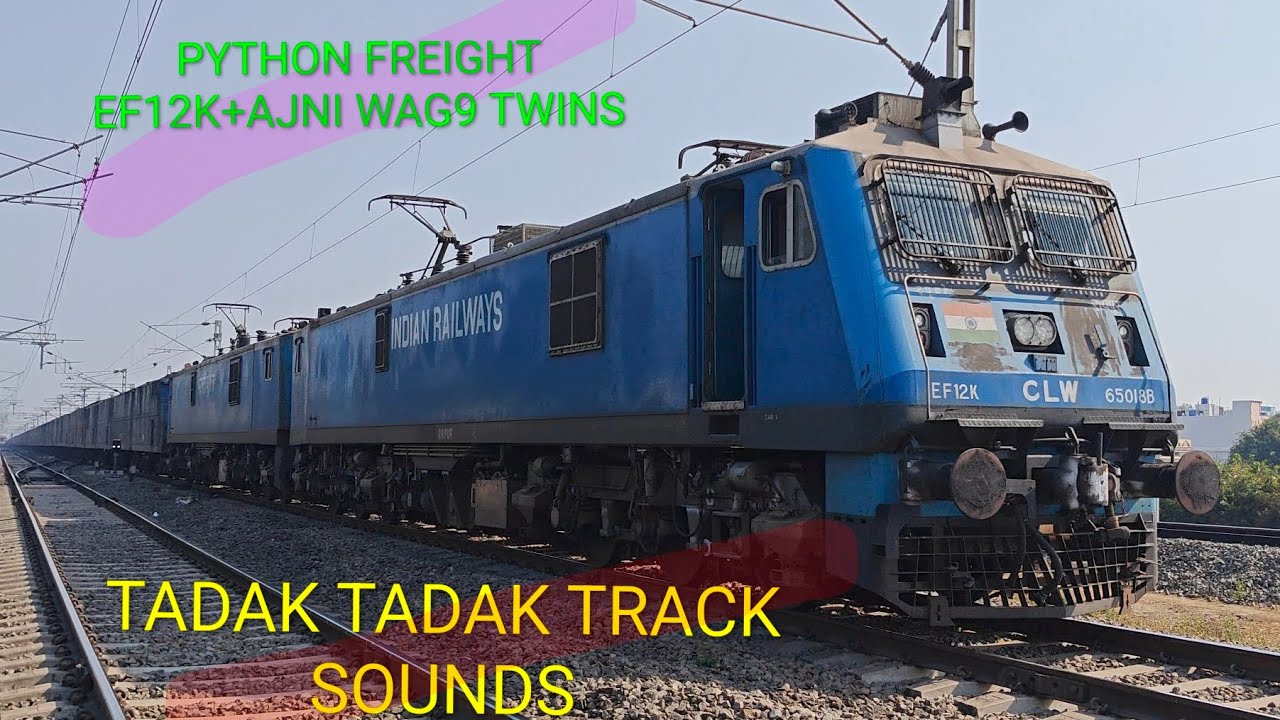 PYTHON FREIGHT EF12K+AQE WAG9 TWINS WITH BOXNS+BOXNHL FREIGHT 