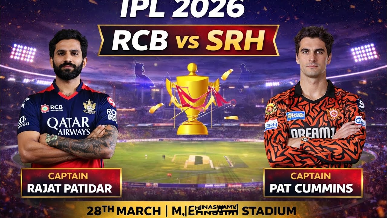 IPL 2026 RCB vs SRH Match Preview | Rajat Patidar vs Pat Cummins | Pitch Report  🏏 🏟️