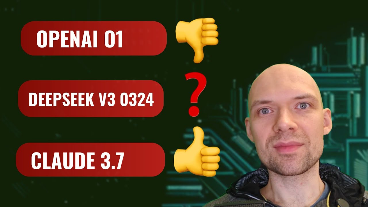 🔥 Битва ИИ-кодеров: Claude 3.7 vs Deepseek v3 0324 vs OpenAi o1. Кто пишет лучший Python код?