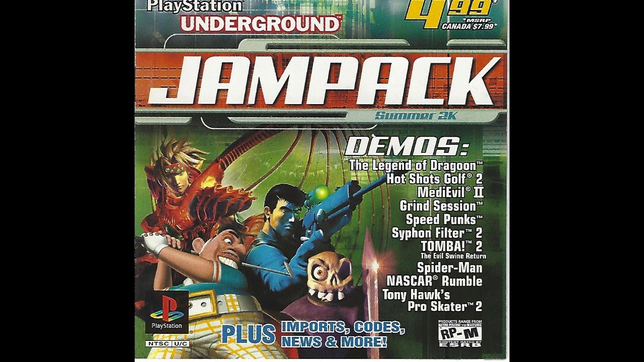 PlayStation Underground Jampack Summer 2k Demo Disc Theme