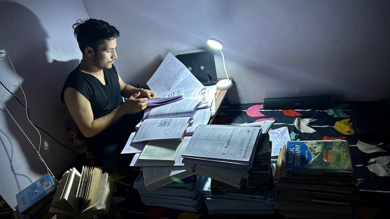 Night study vlog no sleep 😴  | study vlog 📚 | UPSC asiprant