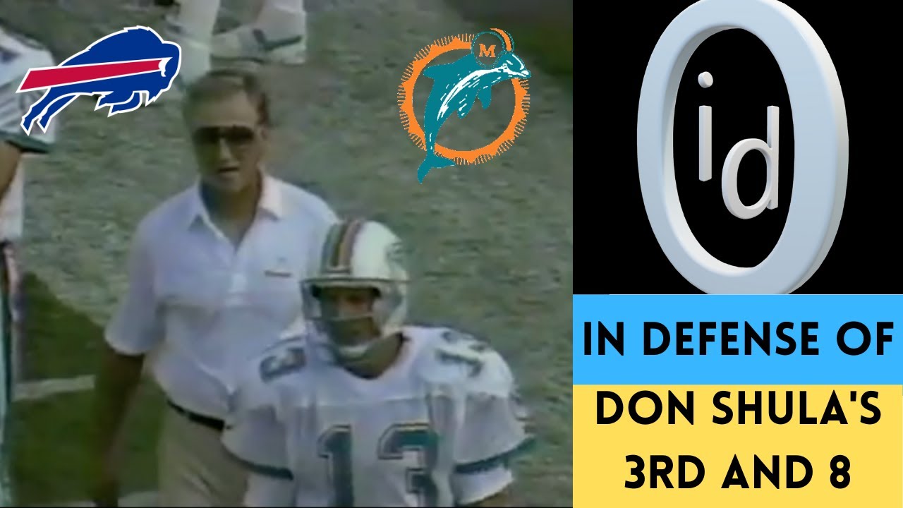In Defense Of... Don Shula's Controversial 3rd and 8 (Bills @ Dolphins- 1989)