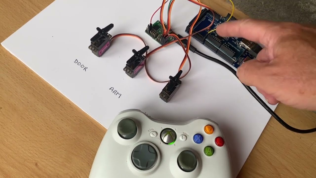 Droid servo animation and control with Padawan and Maestro