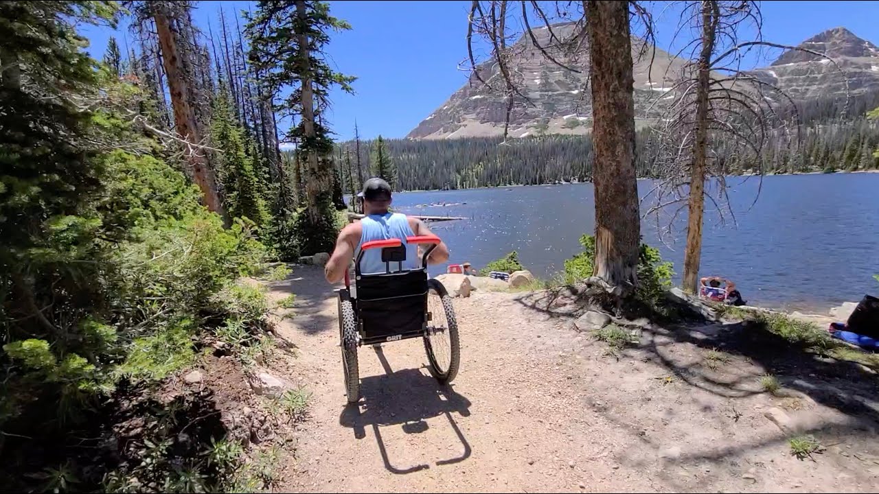 All-Terrain Wheelchair Hiking at Mirror Lake in Utah