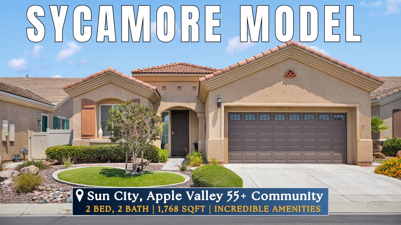 Sun City [Solera / Del Webb] 55+ Community | Sycamore Model Tour