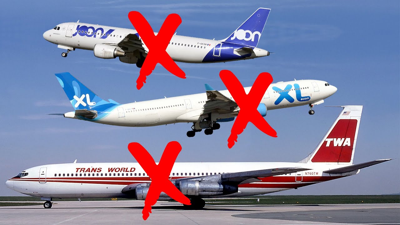 10 Compagnies Aériennes Disparues : Eastern Airlines, Joon, XL Airways ...