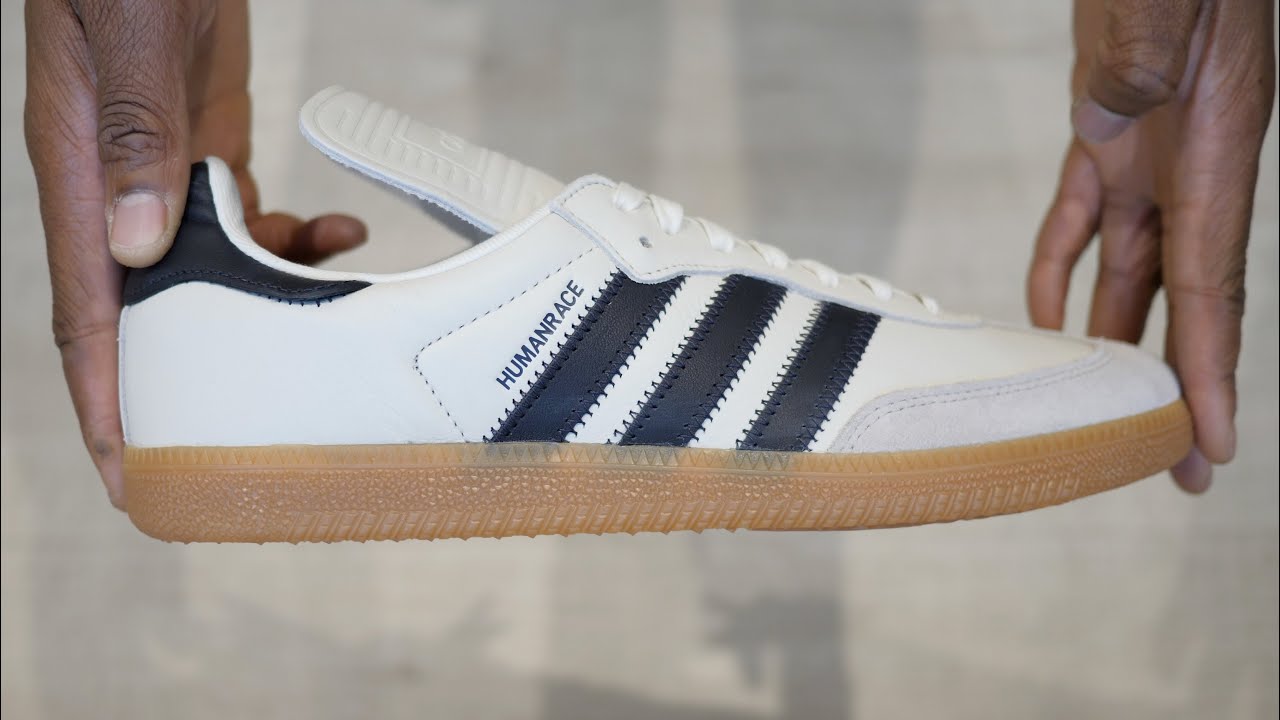 Adidas x Pharrell Humanrace Samba &lsquo;Cloud White&rsquo; HP3383 Review & On Feet (2022)
