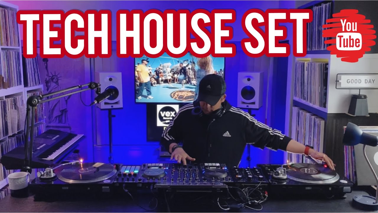 DJ VEX - Tech House Set - Broadcast From Vextar 1: Traktor Vinyl