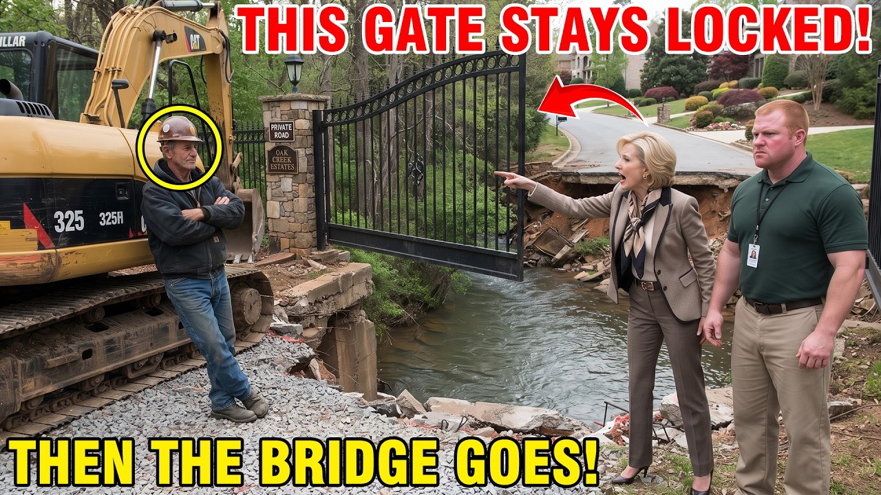 HOA Installed A Gate On My Private Bridge &mdash; So I Removed The Entire Bridge Overnight!