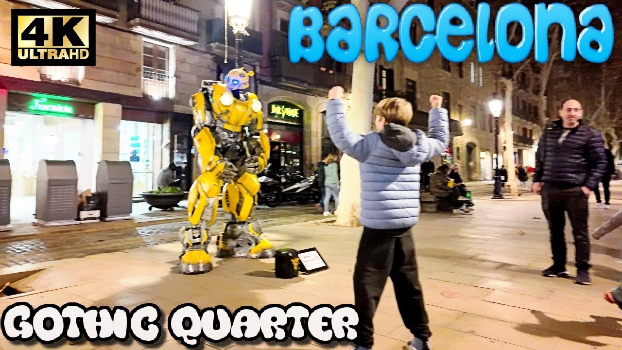 Barcelona, Spain [4K, 60ftps] Barcelona Street Walking Tour - Gothic Quarter 2024 Spain