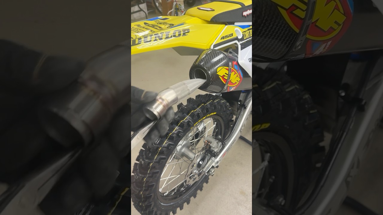 Dirt Exhaust hack 🤯 ​⁠@FMFRacing1973 #motorcycle #dirtbike #motorcross