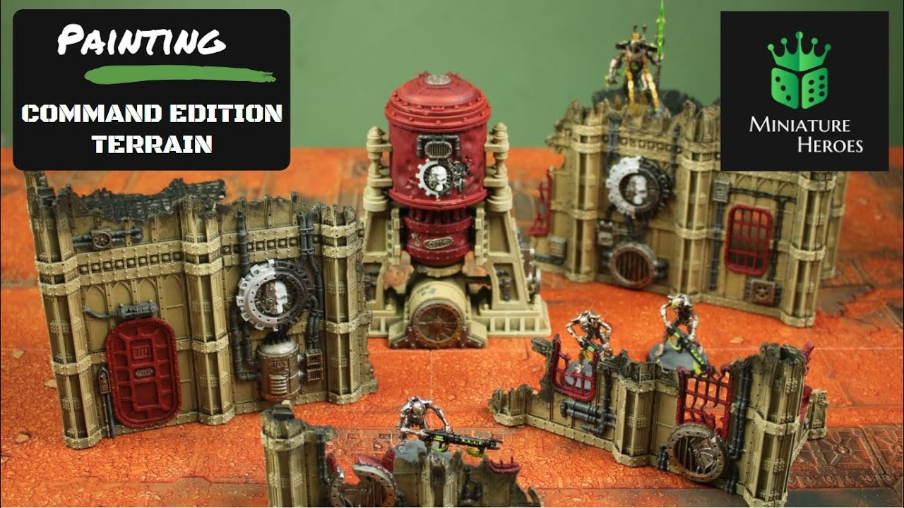 Painting Warhammer 40,000 Command Edition Terrain