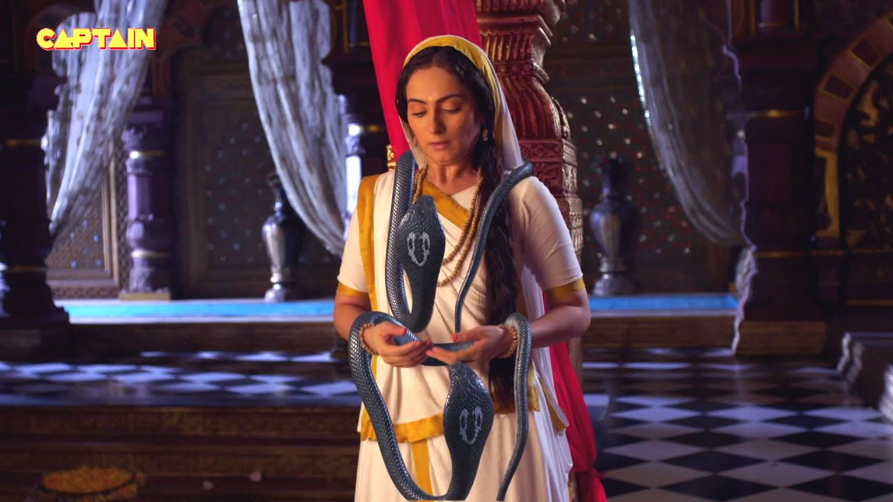 मीरा बाई के गले में पड़े सांपो के हार || विघ्नहर्ता गणेश भाग.995