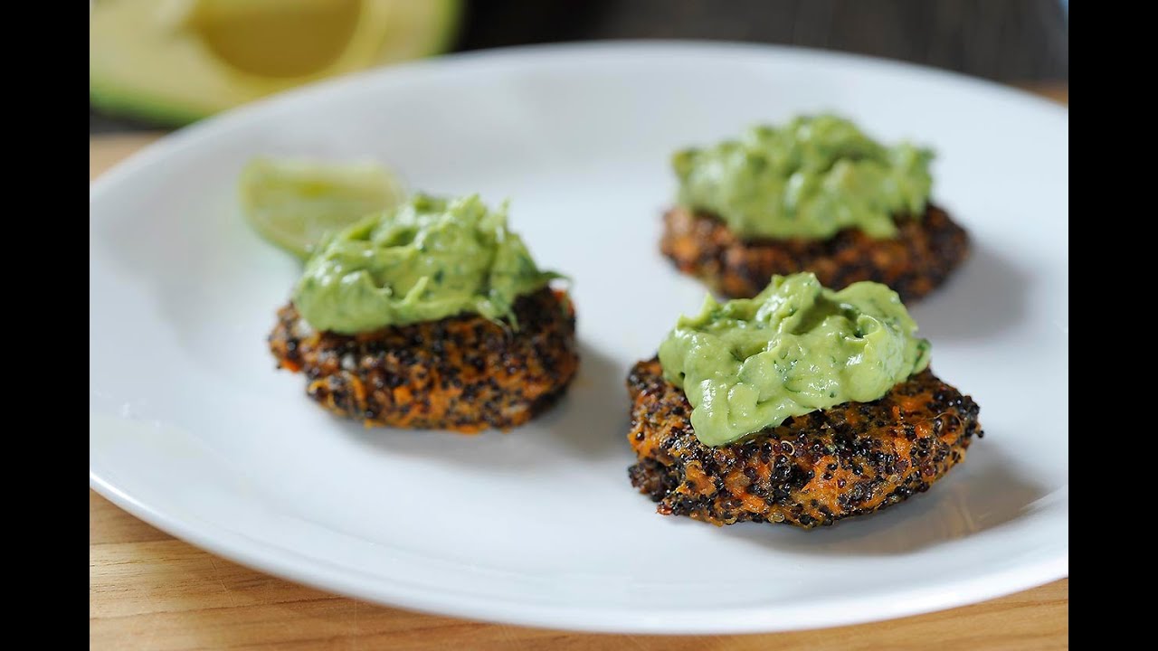 Tortitas de camote y quinoa